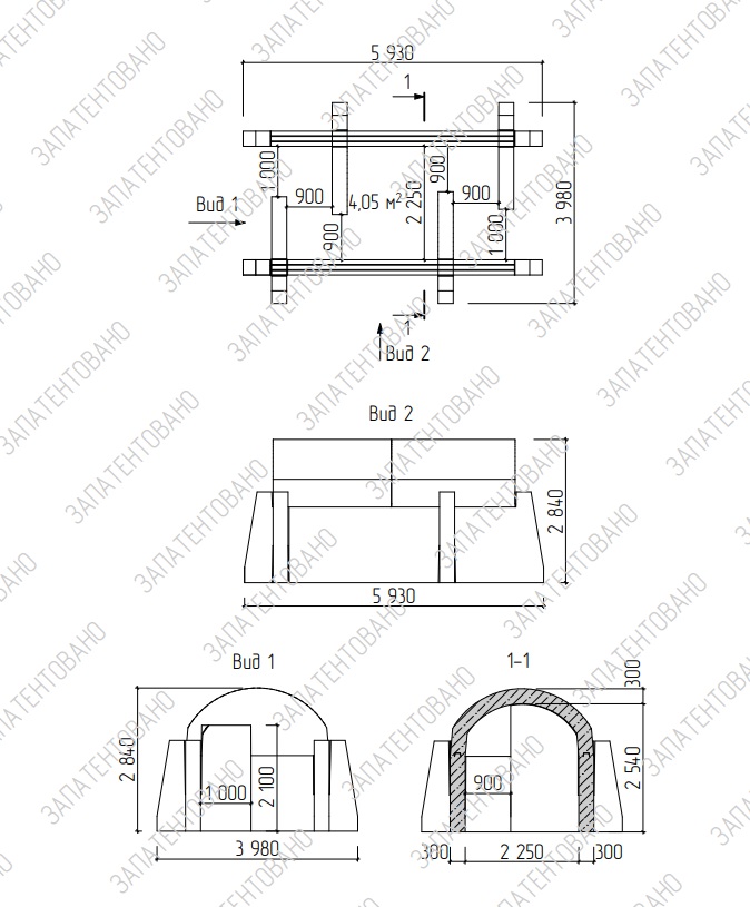 Modular bomb shelter Fortetsia 2.25 XL