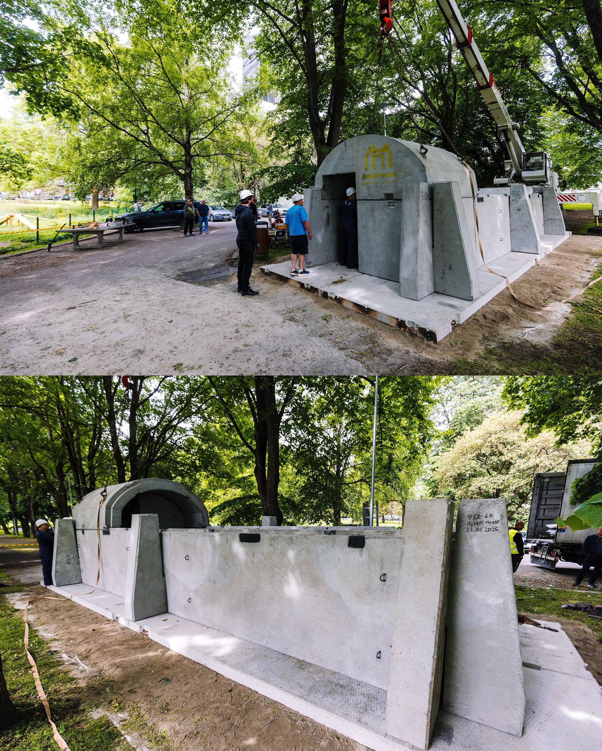 Укрытие Hobbit House установили в Таллине — первое в Эстонии